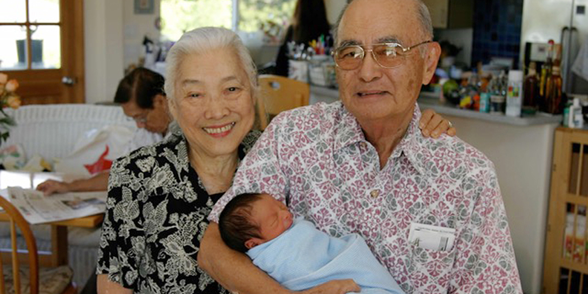 Kosaki's with grandson