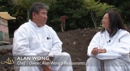 Chef Alan Wong and Dr. Lorna Tsutsum