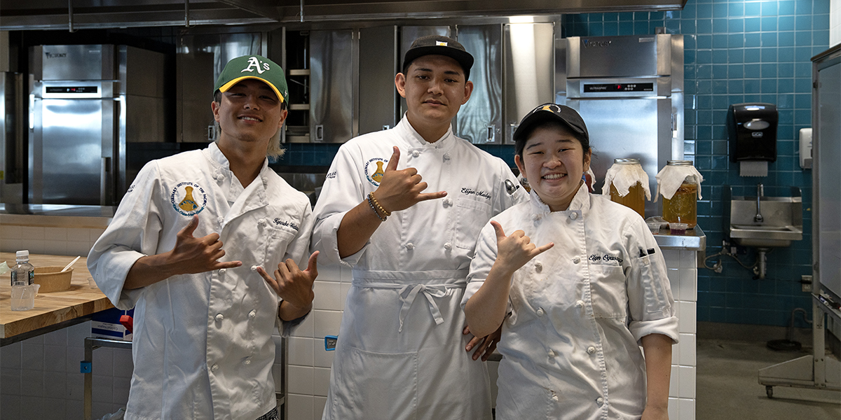 KCC culinary students