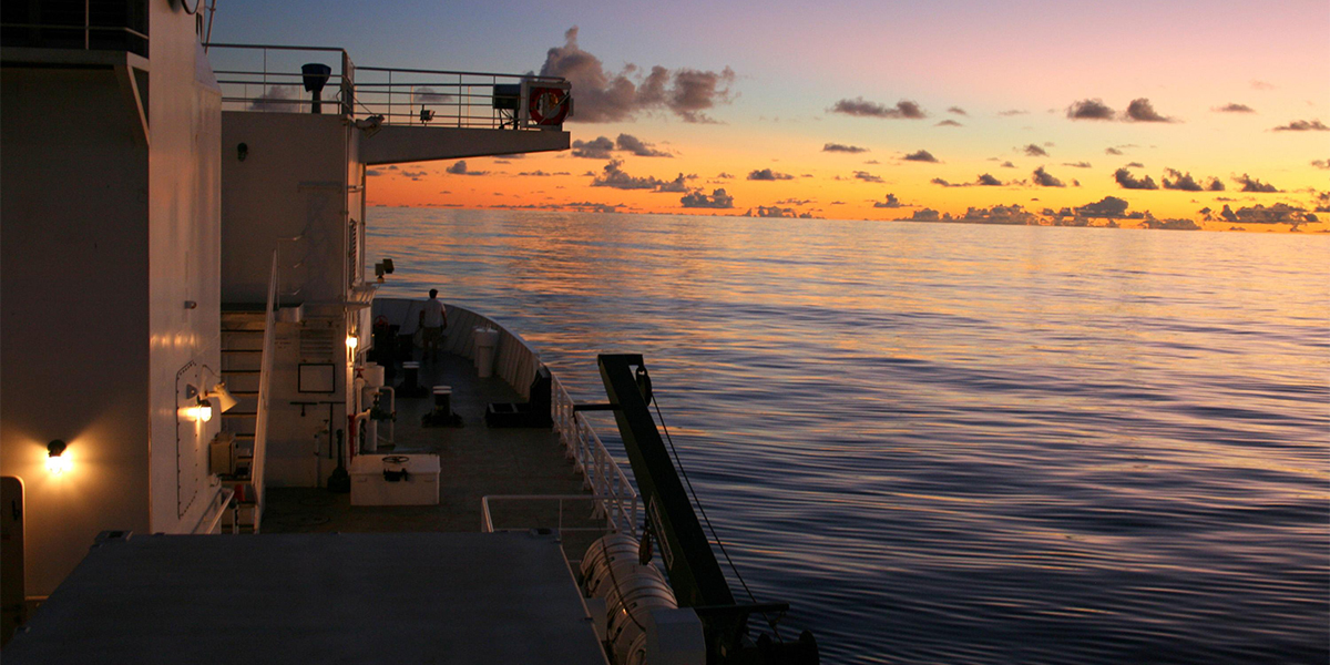 boat at sea