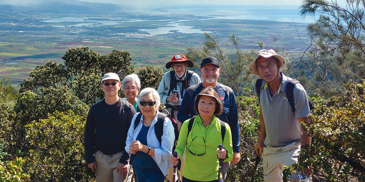 John Hall on Palikea hike