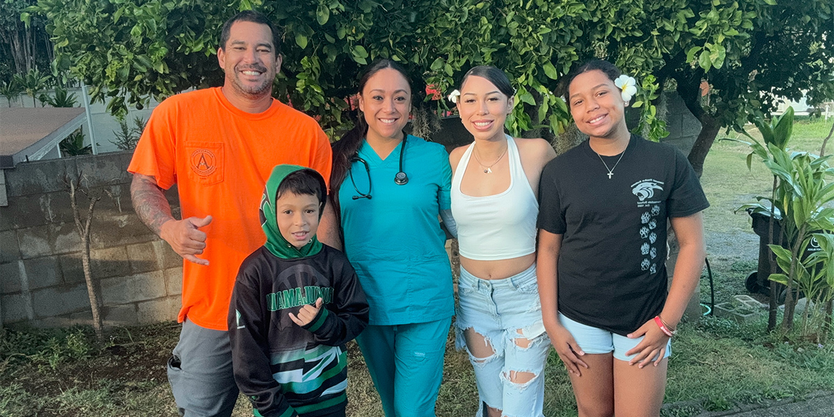 Sasha Tanaka and family