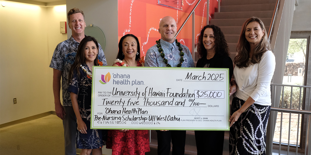 Ohana Health Plan check presentation