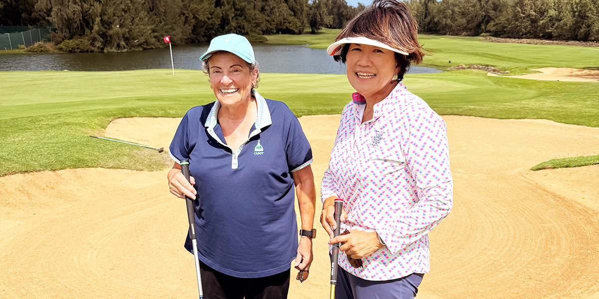 Sue Palumbo and Diane Ono