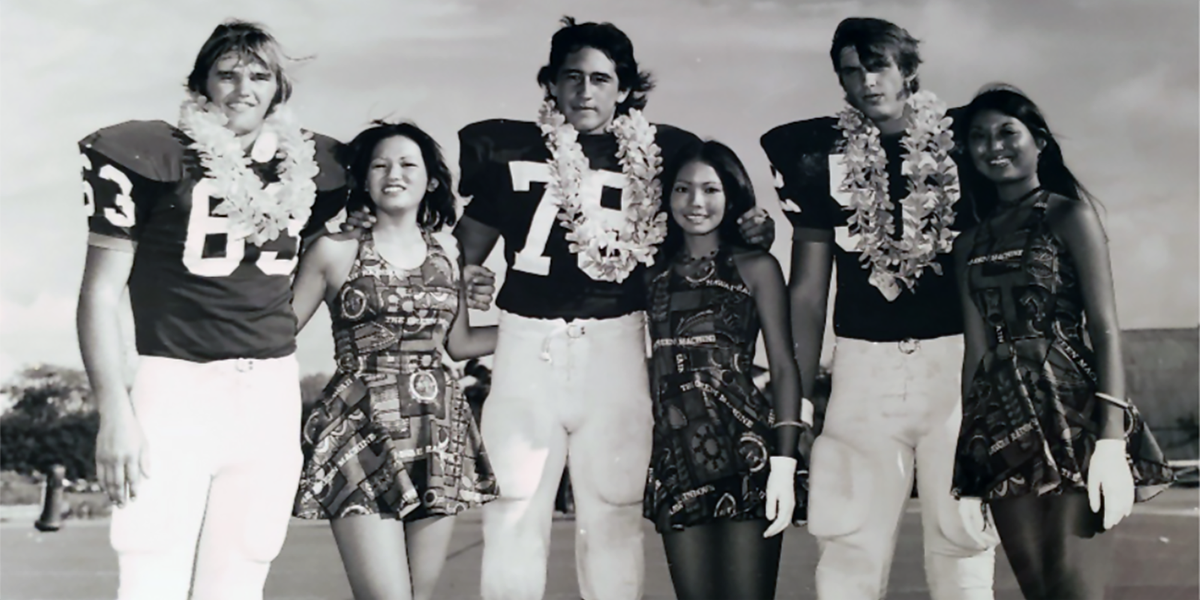 Mark Robison with teammates