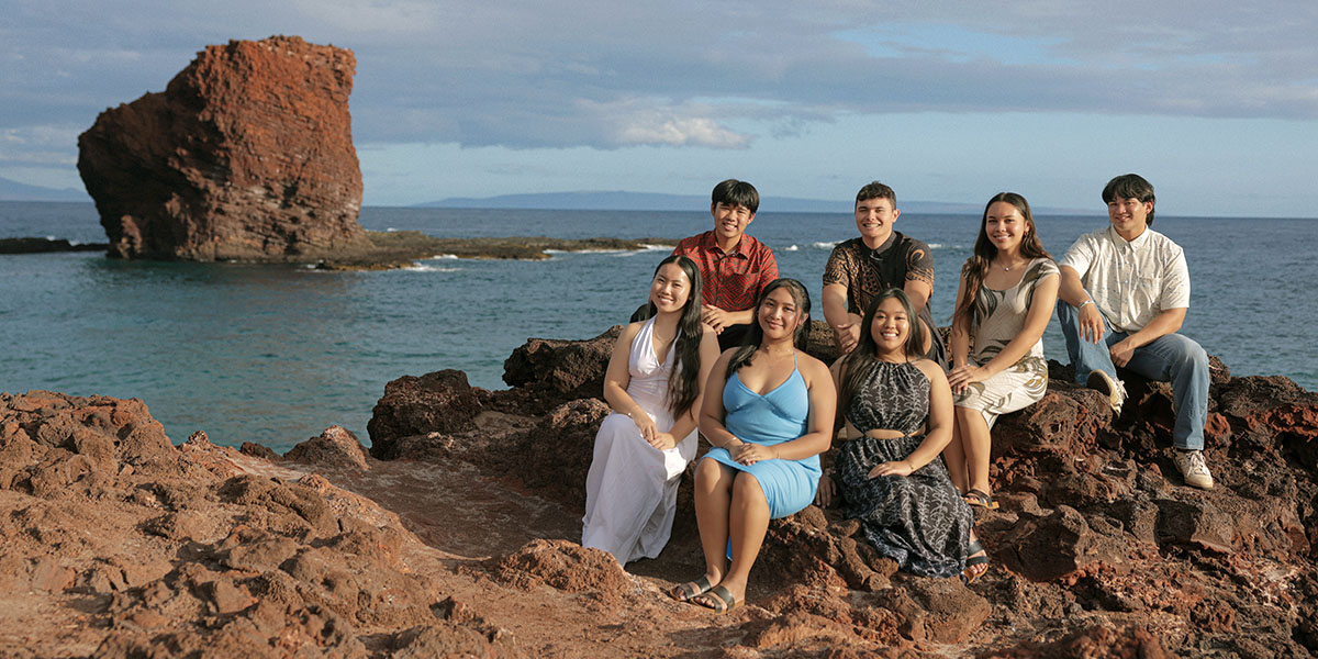 Lanai High School students