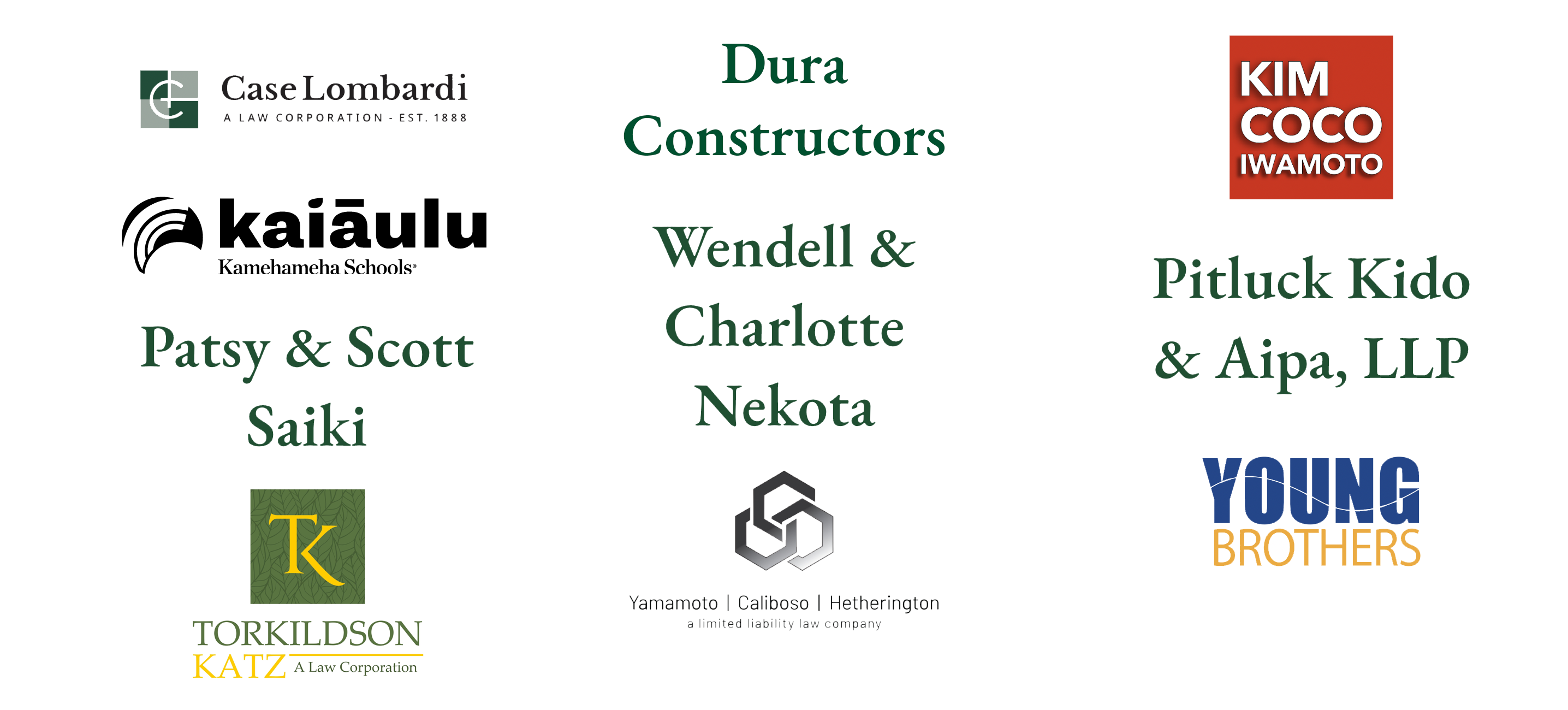 Gold sponsors