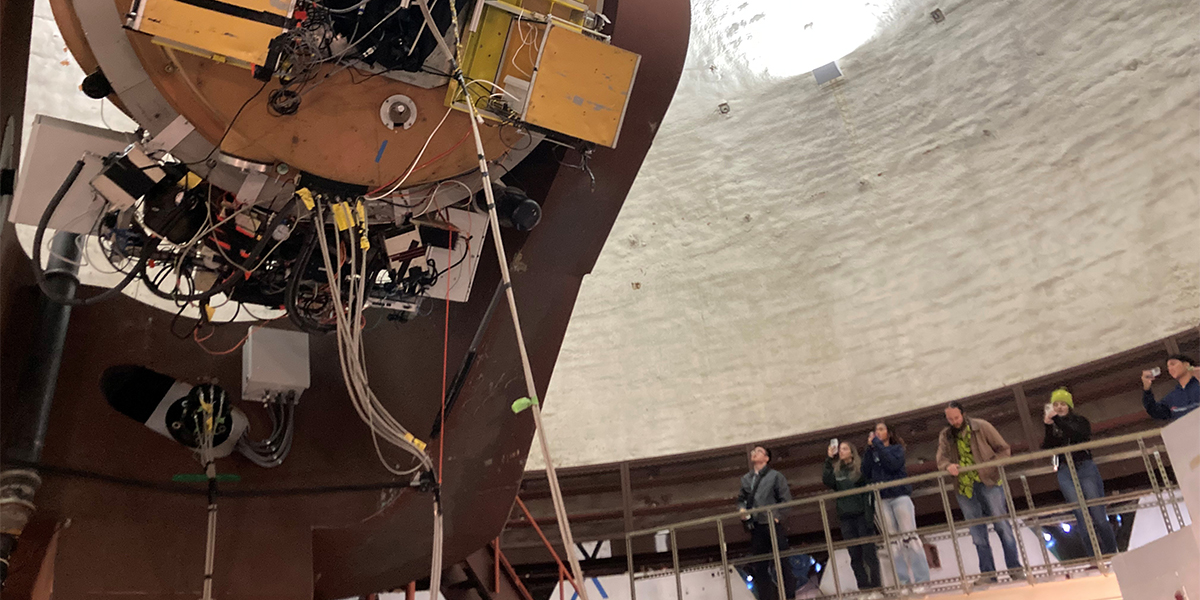 students visiting Maunakea Observatories