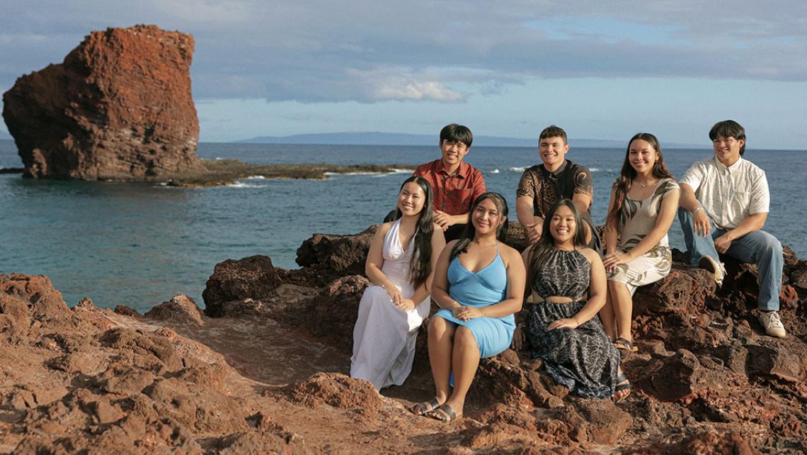 Lanai High School students