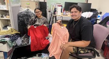 students at Kahuaola Basic Needs Center