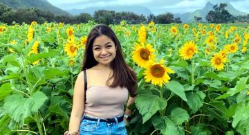 Student fundraiser Aleczandra Aczon has raised $100,000 for the University of Hawaii
