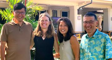 Daniel Chung, Tetine Sentell, Joyce Chung and Raymond Chung