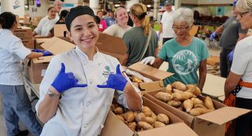 UH Maui College food prep