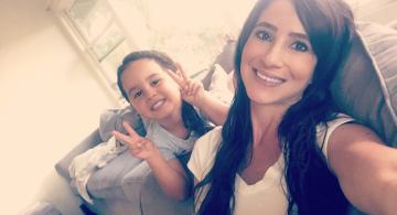 Jolene Lima and daughter