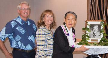 L-R: Edward Shultz, Shirley Daniel and Kay Chung