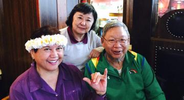 Jackie Erickson, Sheena Ing and Fred Ing