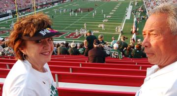 Merriam & Bill Olds at uh-UNLV game in 2009