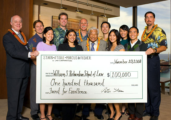 Starn O'Toole Marcus & Fisher Establishes Fund for Excellence at UH ...